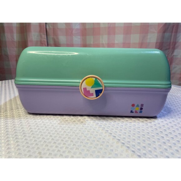 Large Purple & Green Caboodle Case - Picture 3 of 13